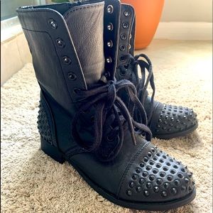 Black studded Boots